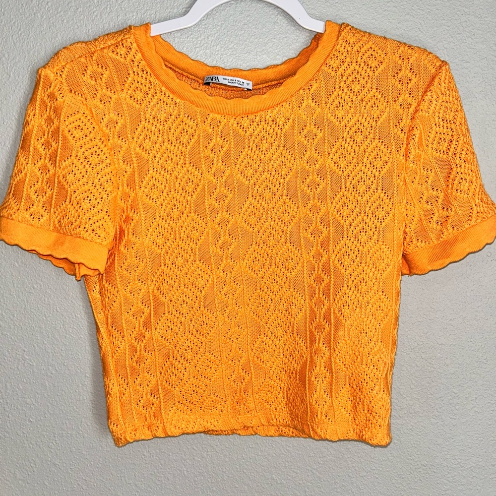 Orange is Zara shirts size small